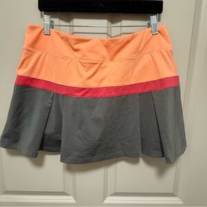 Fila Women's Skort - Peach, Red, and Gray